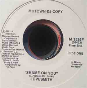 Lovesmith - Shame On You