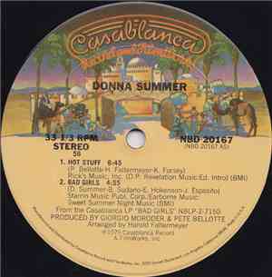 Donna Summer - Hot Stuff / Bad Girls