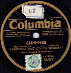Rudy Wiedoeft - Sax-O-Phun / La Cinquantaine
