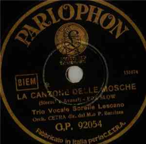 Trio Vocale Sorelle Lescano - La Canzone Delle Mosche / Valzer Della Fisarm ...