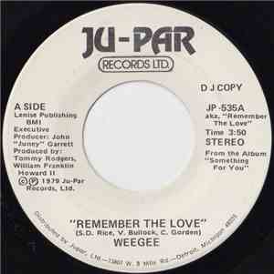 Wee Gee - Remember The Love