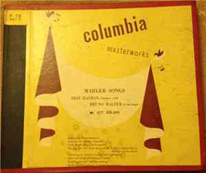 Gustav Mahler, Desi Halban, Bruno Walter - Mahler Songs
