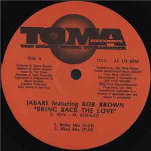 Jabari Featuring Rob Brown  - Bring Back The Love