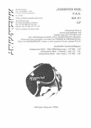 Johannes Heil - P.A.X.