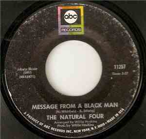 The Natural Four - Message From A Black Man