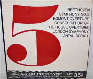Beethoven, London Symphony, Antal Dorati - Beethoven Symphony No. 5 / Egmon ...