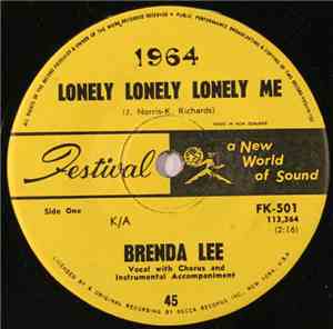 Brenda Lee - Lonely Lonely Lonely Me / As Usual
