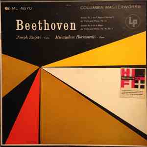 Joseph Szigeti, Mieczyslaw Horszowski - Beethoven Sonata No. 5 in F Major 