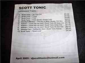 Scott Tonic - Unreleased Tracks