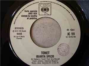 Tonet - Quarta Specie