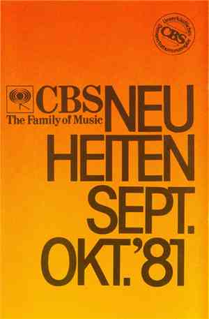 Various - CBS Neuheiten Sept. / Okt. '81