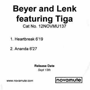 Beyer And Lenk Feat. Tiga - Heartbreak / Ananda