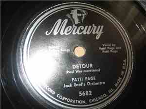 Patti Page - Detour / Who's Gonna Shoe My Pretty Little Feet