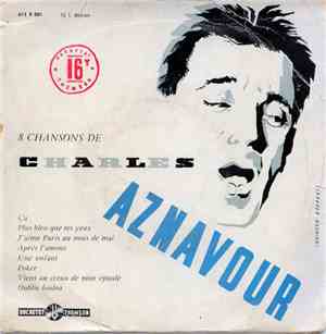 Charles Aznavour - 8 Chansons De Charles Aznavour
