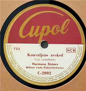 Harmony Sisters, William Linds Kabaretorkester - Konvaljens Avsked / Jag Gu ...
