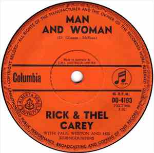Rick & Thel Carey With Paul Weston And His Stringdusters - Man And Woman