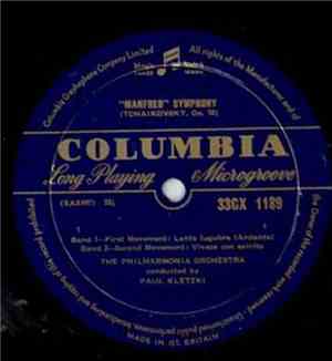 Tchaikovsky, Philharmonia Orchestra, Paul Kletzki - 