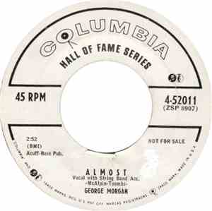 George Morgan  - Almost / Candy Kisses