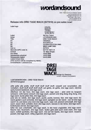 Lützenkirchen - Drei Tage Wach
