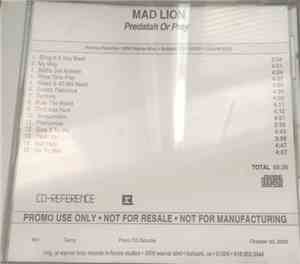 Mad Lion - Predetah Or Prey