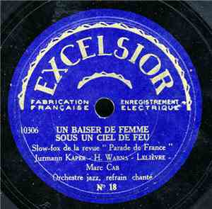 Various - Un Baiser De Femme Sous Un Ciel De Feu / L'Homme Au Trapèze Volan ...