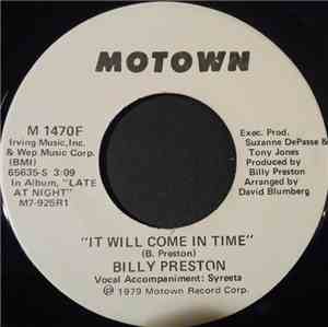 Billy Preston - It Will Come In Time