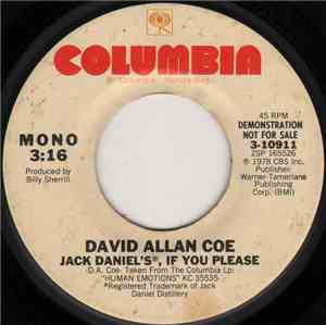 David Allan Coe - Jack Daniel's, If You Please