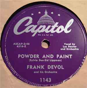 Frank De Vol And His Orchestra - Dream Awhile / Powder And Paint