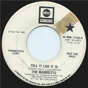 The Marriotts - Tell It Like It Is