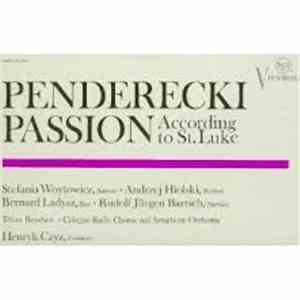 Krzysztof Penderecki, Henryk Czyz - Passio Et Mors Domini Nostri Jesu Chris ...