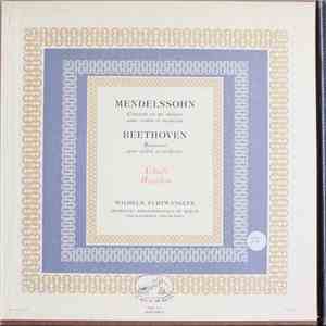 Beethoven / Mendelssohn - Yehudi Menuhin, Wilhelm Furtwängler - Romances Po ...