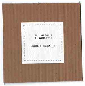 Oliver W Scott - This Way Tipler
