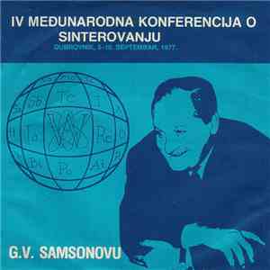 Arsen Dedić - G. V. Samsonovu (IV Međunarodna Konferencija O Sinterovanju - ...