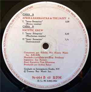 Afrika Bambaataa & The Jazzy 5 / The Kryptic Krew Featuring Tina B - Jazzy  ...