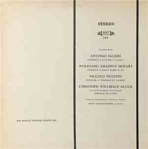 Antonio Salieri, Wolfgang Amadeus Mozart, Niccolò Piccinni, Christoph Willi ...
