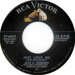 Jaye P. Morgan With Hugo Winterhalter's Orchestra And Chorus - Just Love Me
