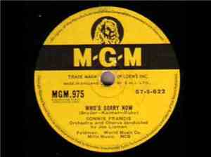 Connie Francis - Who's Sorry Now