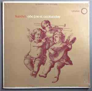 Handel, The Rudolph Lamy Choir, Symphony Orchestra Of Radio Berlin - Ode Fo ...