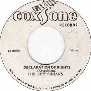 The Abyssinians - Declaration Of Rights