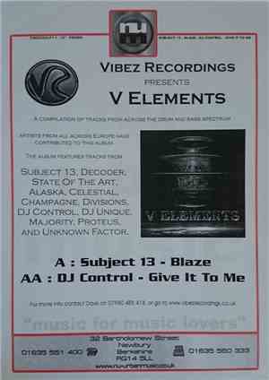 Various - V Elements -  Part 1