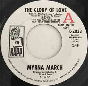 Myrna March - The Glory Of Love / Tell Me What You Want To Do