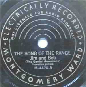 Jim And Bob (The Genial Hawaiians) - The Song Of The Range / St. Louis Blue ...
