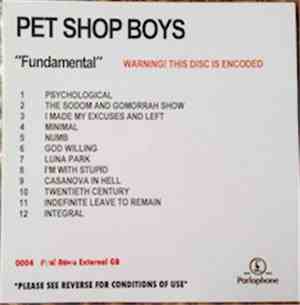 Pet Shop Boys - Fundamental