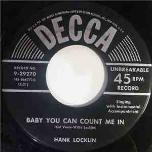 Hank Locklin - Baby You Can Count On Me / Whispering Scandal