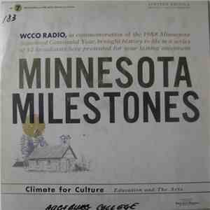Various - Minnesota Milestones No. 7 Education And The Arts: Climate For Cu ...