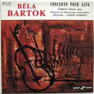Béla Bartok - Ulrich Koch, Orchestre Du Südwestfunk, Baden-Baden Direction  ...