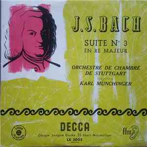 Johann Sebastian Bach / Karl Münchinger, The Stuttgart Chamber Orchestra -  ...