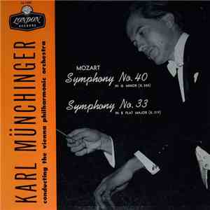 Mozart, Karl Münchinger, Wiener Philharmoniker - Symphony No. 40 in G Minor ...