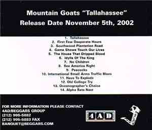 The Mountain Goats - Tallahassee