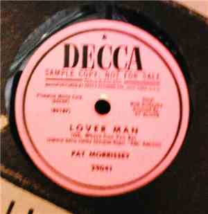 Pat Morrissey - Lover Man / Toys